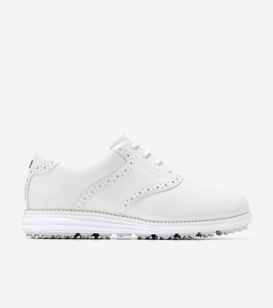 コールハーン Colehaan ウイメンズ シューズ スニーカー オリジナルグランド サドル ゴルフ womens W31275 オプティックホワイト / グレイシャ― グレー