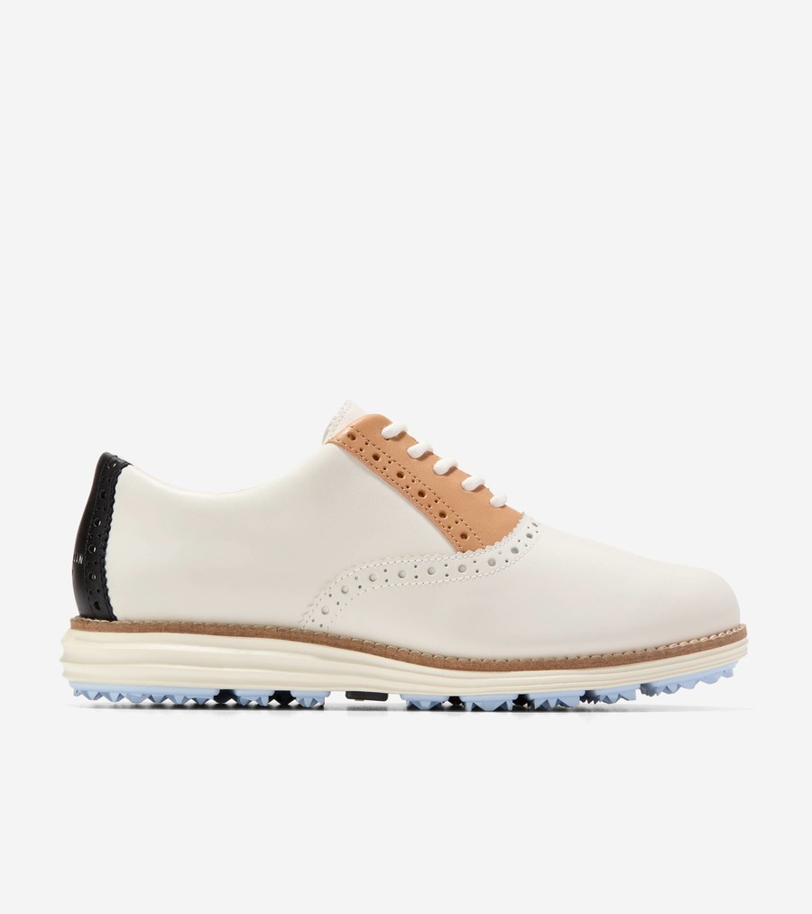 電話を掛けるハーン Colehaan 降車口 ウイメンズ シューズ スニーカー 事あたらしい競技場 ショートウィング ゴルフ womens. W32897 象牙色 / 黒いこと / ビスキット / 天の原通い路