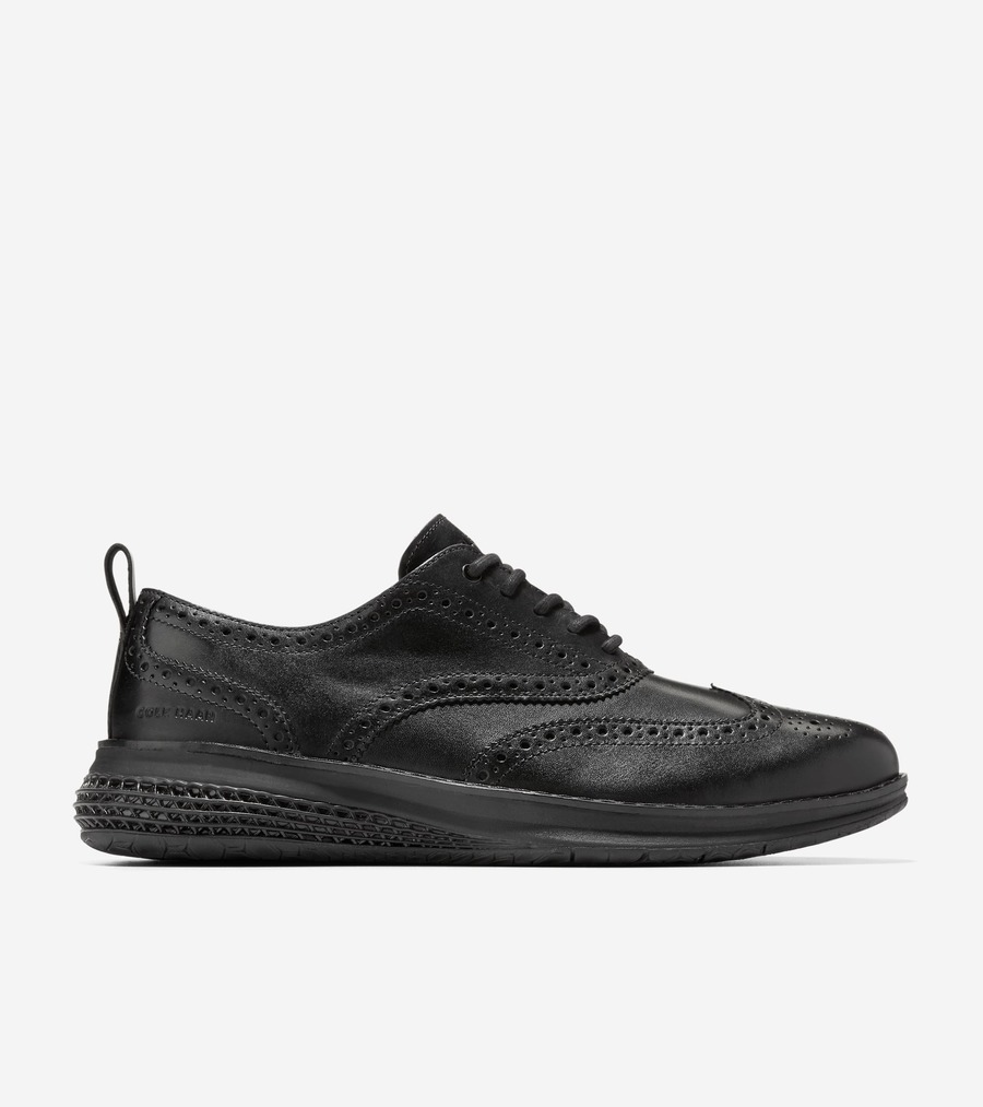 コールハーン Colehaan メンズ シューズ オックスフォード オリジナルグランド エナジーウィーヴ ウィングチップオックスフォード mens C40677 ブラック/ブラック/ブラック