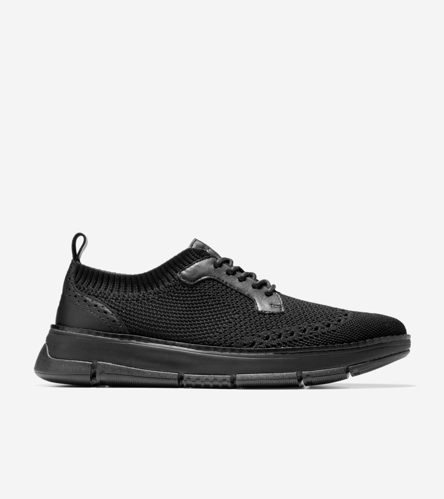 電話を掛けるハーン Colehaan ウイメンズ シューズ オックスフォード 絶無地びた レラ スティッチライト オックスフォード womens W32492 黒いこと 編み物 / なめし革 / 黒いこと