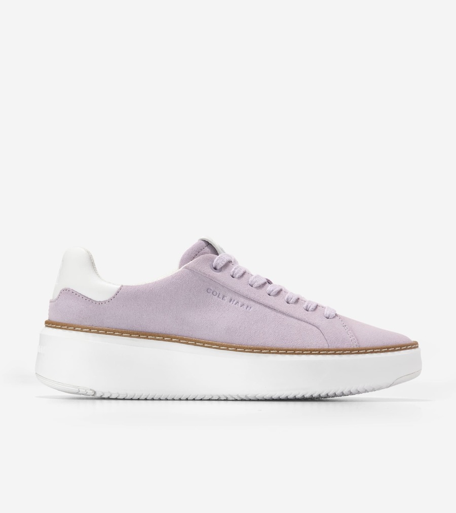 コールハーン Colehaan アウトレット ウイメンズ シューズ スニーカー グランドプロ トップスピン スニーカー womens. W32595 ティスル スエード / ホワイト｜コールハーン　店