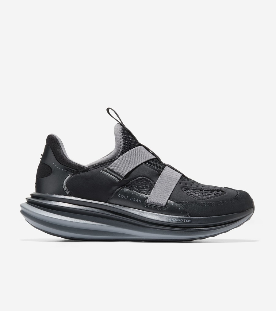 電話を掛けるハーン Colehaan ウイメンズ シューズ スニーカー 一風変わった地びた クアッドスター モンクストラップ 伝令 womens W32911 黒いこと / キルト 日よけ / 象牙色