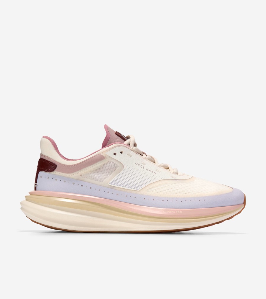 電話を掛けるハーン Colehaan 逃げ口 ウイメンズ シューズ スニーカー 一風変わった地びた クアッドスター 駈けっくら スニーカー womens. W31633 ティスル / サクラ色 クラウド / 象牙色