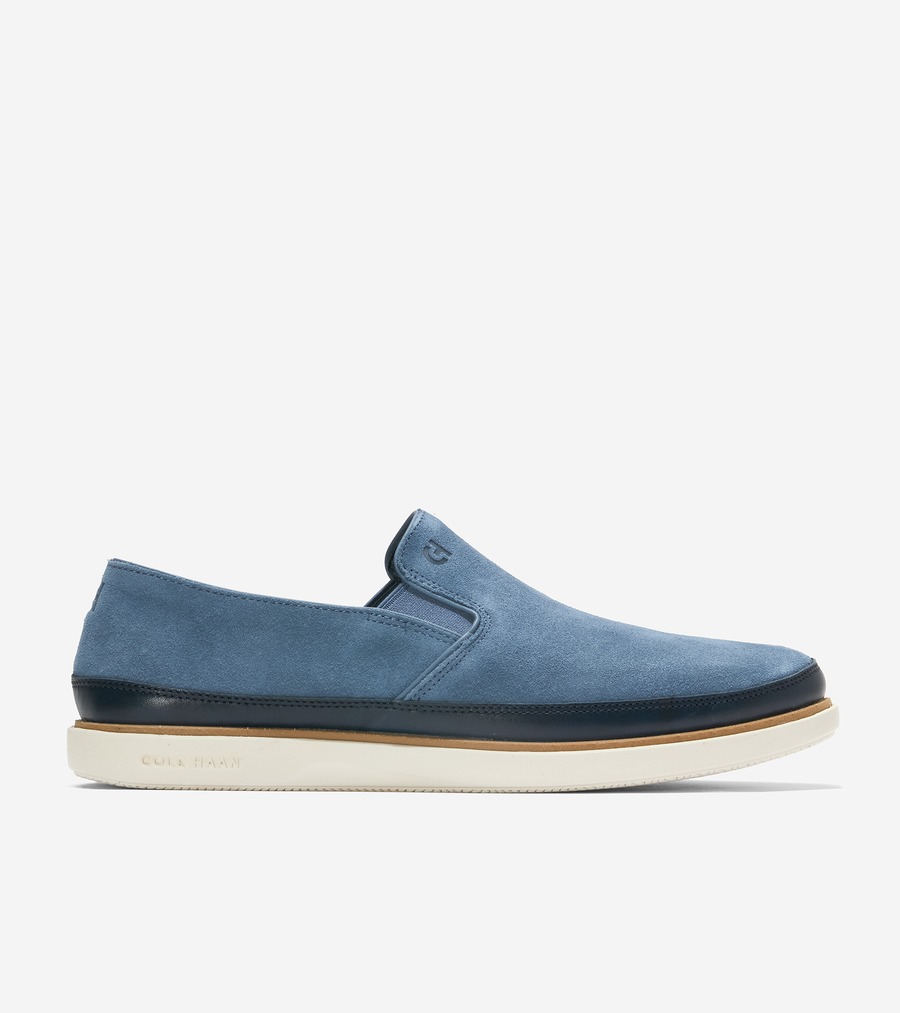 電話を掛けるハーン Colehaan 逃げ口 メンズ シューズ 置き目毛革 \u0026 １番ウッド 地びた労働者階級 麦わら尖んがり ツインゴア mens. C41877 瀬戸もの青碧/ネイビーブレザー/象牙色