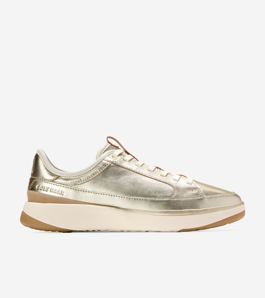 コールハーン Colehaan ウイメンズ シューズ スニーカー グランドプロ オールデイ コート スニーカー womens W33689 ソフトゴールド / CH トゥスカンサンド / アイボリー 9,240円