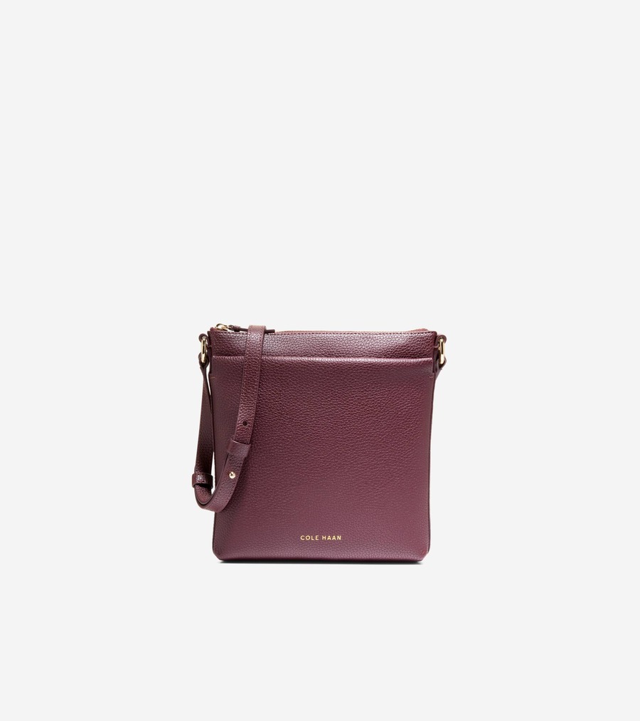 コールハーン Colehaan アウトレット ウィメンズ アウトレット バッグ & アクセサリー バッグ エミリー レザー クロスボディ womens. U07802 CHブラックガーネット｜コールハーン　店