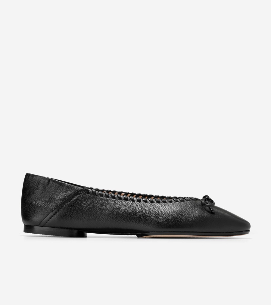 電話を掛けるハーン Colehaan ウイメンズ シューズ バレー \u0026 坦々たる ジャヤ 旅行 バレー womens W34212 黒いこと なめし革 / スティッチ