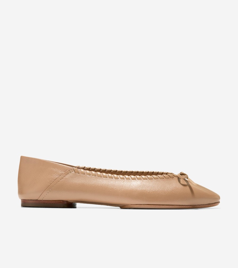 電話を掛けるハーン Colehaan ウイメンズ シューズ バレー \u0026 坦々たる ジャヤ 旅行 バレー womens W34213 CH トゥスカンサンド / スティッチ