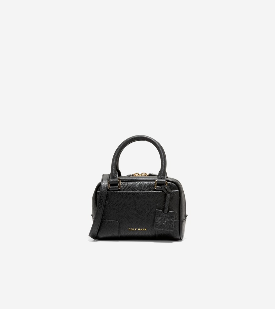 電話を掛けるハーン Colehaan ウイメンズ 御徒面子 \u0026 付属物 御徒面子 ビバリー ミニ サッチェル womens U07759 黒いこと
