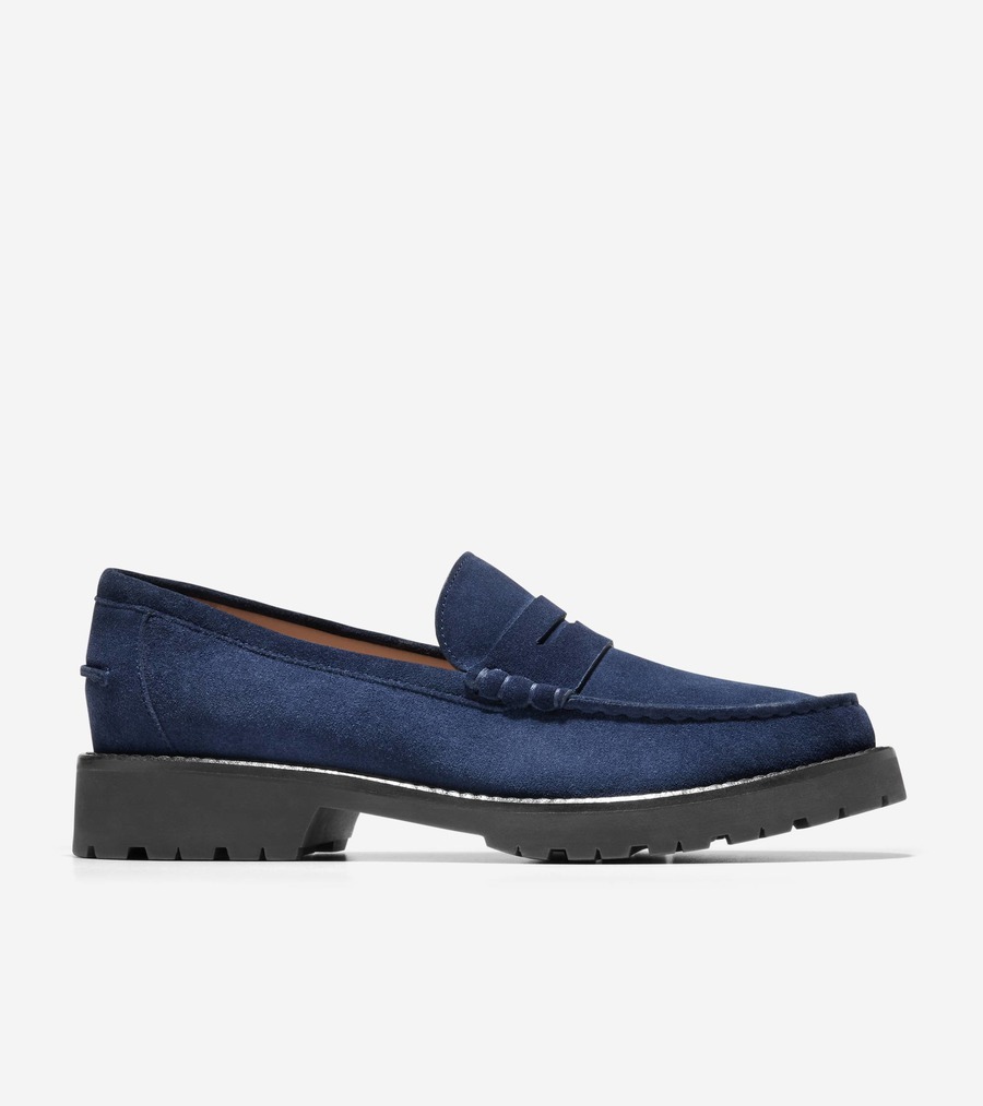 コールハーン Colehaan ウイメンズ シューズ ローファー & モカシン トリーナ ラグ ローファー womens W34032 CH ミッドナイト ムーン スエード｜コールハーン　店 19,058円