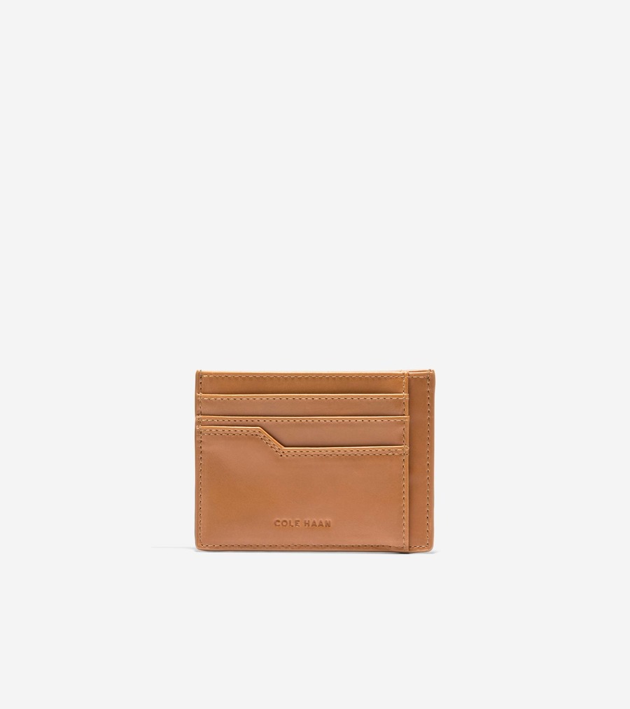 コールハーン Colehaan メンズ バッグ & アクセサリー 財布 トライボロ スリム カード ケース mens F12791 タン