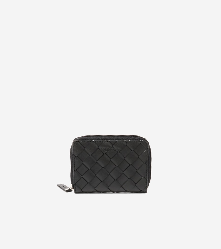 コールハーン Colehaan メンズ バッグ & アクセサリー 財布 ウーブン コイン ケース mens F12797 ブラック