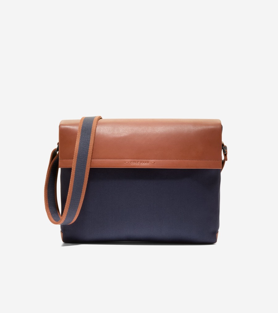 コールハーン Colehaan メンズ バッグ & アクセサリー バッグ ジャドソン ブラッシュド ツイル メッセンジャー mens F12592 CHミッドナイトムーン｜コールハーン　店