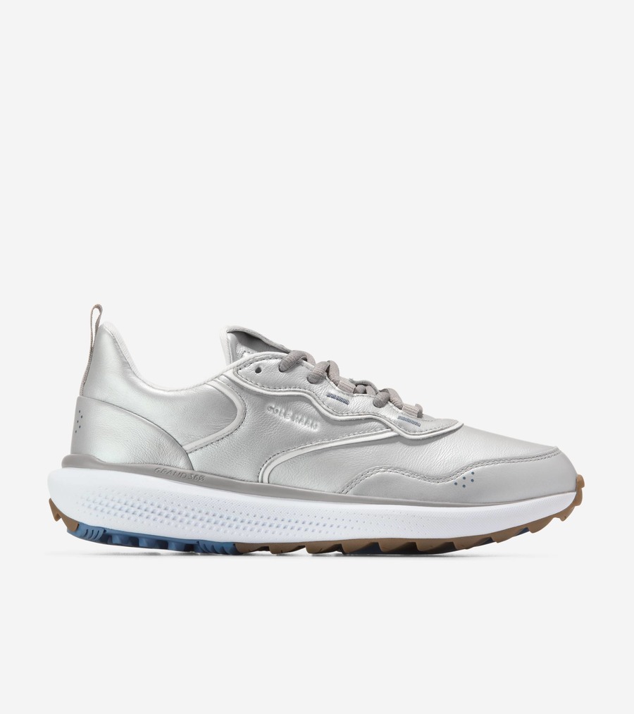 電話を掛けるハーン Colehaan ウイメンズ シューズ スニーカー 無し地びた 公明正大通い路 II ゴルフ womens W32959 メタリック しろがね色 / 凍結 薄墨色 / オプティックホワイト お水校正刷り
