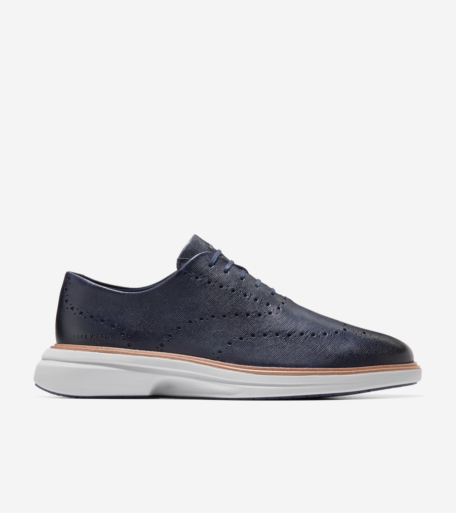 電話を掛けるハーン Colehaan メンズ シューズ オックスフォード 事あたらしい競技場 シティースペクター ウィングチップ オックスフォード mens C42153 ミッドナイトムーンサフィアーノ/靉靆たる自然的/パロマ