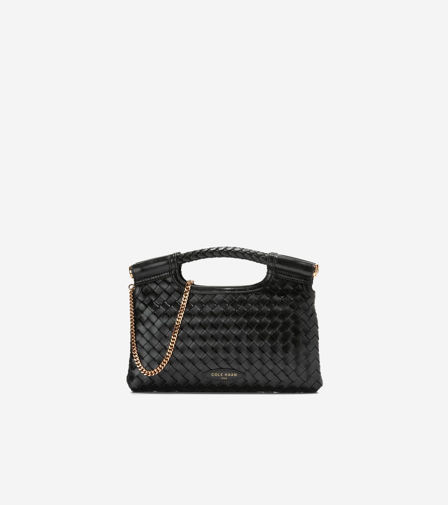 電話を掛けるハーン Colehaan ウイメンズ 御徒面子 \u0026 付属品 御徒面子 キャロライン 逢魔が時 クラッチペダル womens U07954 ブラックウーブン