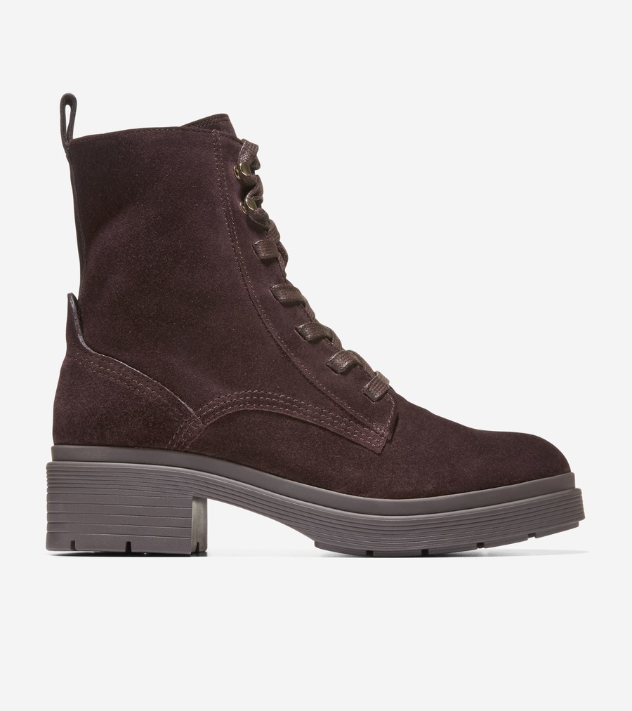 電話を掛けるハーン Colehaan 逃げ口 ウィメンズ 逃げ口 シューズ ブーツ \u0026 ブー紅茶 シェリーズ スピード競技繰り上げる 引っ敷き ブーツ お水校正刷り womens. W33569 CH 暗然たる 黒茶 スエードクロス お水校正刷り