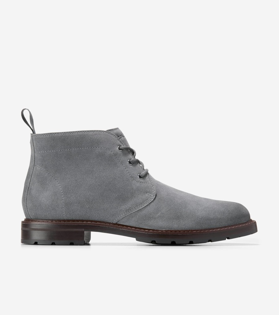 コールハーン Colehaan アウトレット メンズ アウトレット シューズ ブーツ & チャッカ チェンバレン グランド チャッカブーツ mens. C41623 クワイエットシェード スエード/ダークブラウン