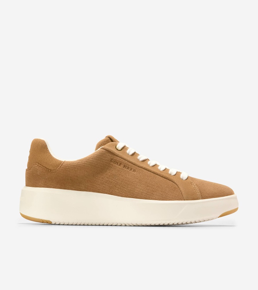 コールハーン Colehaan ウイメンズ シューズ スニーカー グランドプロ トップスピン スニーカー womens W35197 CH ゴールデン ハニー コーデユロイ スエード