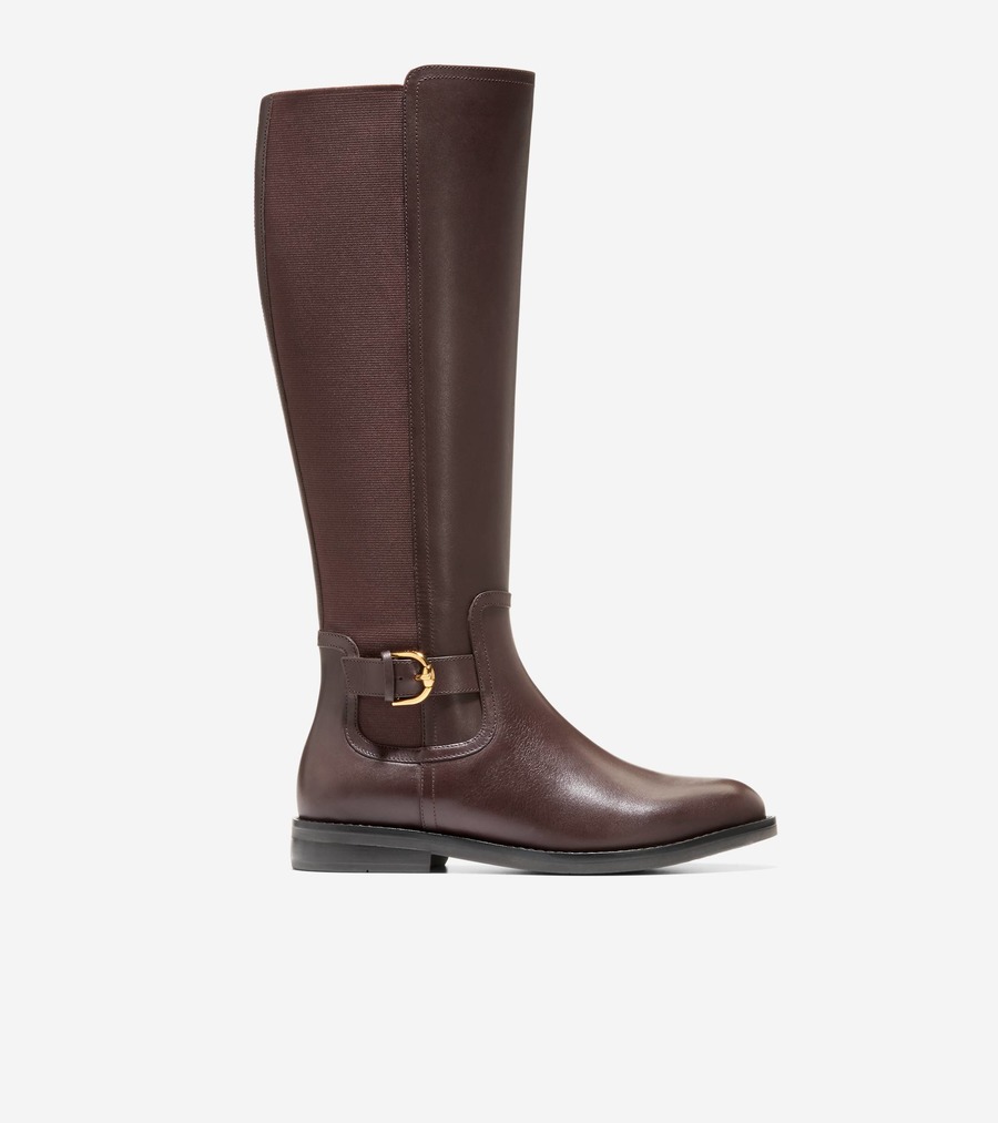 電話を掛けるハーン Colehaan 逃げ口 ウィメンズ 逃げ口 シューズ ブーツ \u0026 ブー紅茶 セレスティナ ライディング ブーツ womens. W33581 CH マデイラ なめし革