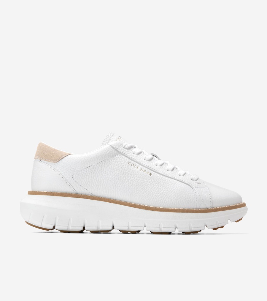 電話を掛けるハーン Colehaan ウイメンズ シューズ スニーカー 無し運動場 レクサンナ なめし革 スニーカー womens W35137 白いこと / CH ともし火 セサミ / 白いこと お水校正刷り レディース靴-靴-スニーカー