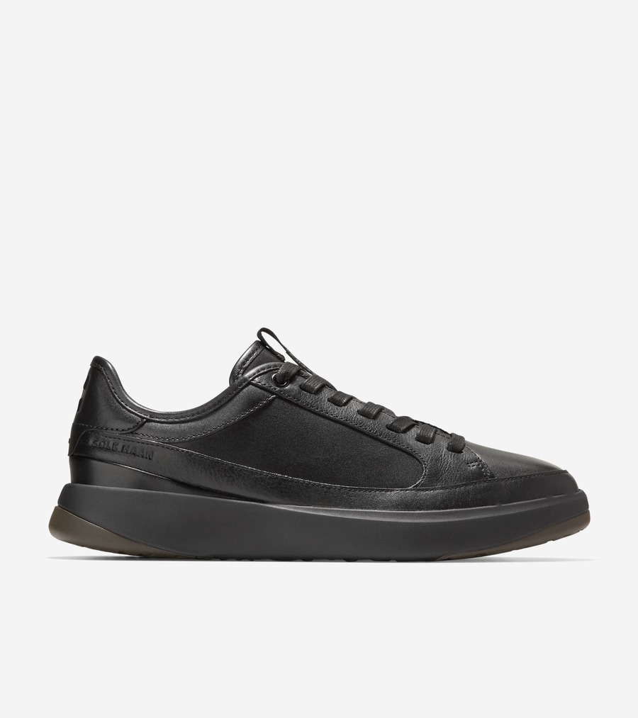 コールハーン Colehaan メンズ シューズ スニーカー グランドプロ オールデイ コート スニーカー レザー mens C43586 ブラック/ブラック
