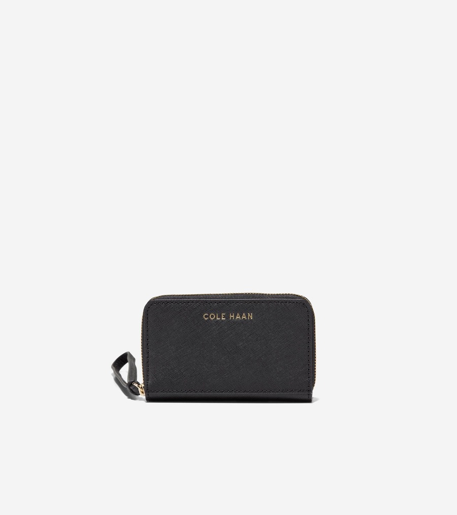 コールハーン Colehaan アウトレット ウイメンズ バッグ & アクセサリー 財布 & ポーチ リストレットカードケース womens. U07576 ブラック