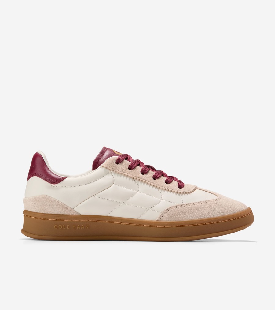 コールハーン Colehaan アウトレット ウイメンズ シューズ スニーカー グランドプロ ブレイカウェイ スニーカー womens. W32696 アイボリー / CH オート スエード / ブラック チェリー