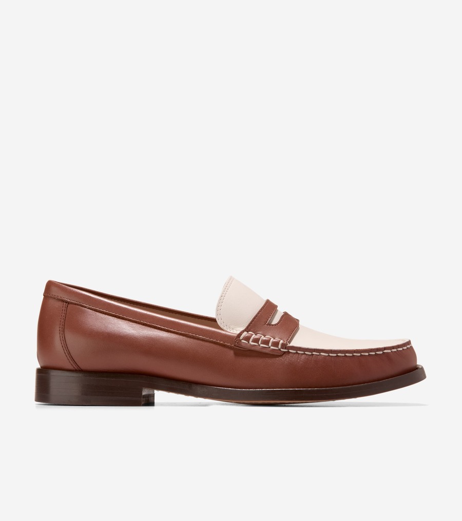 コールハーン Colehaan アウトレット ウイメンズ シューズ ローファー & モカシン ラナ ラックス ペニー ローファー リマスタード womens. W32730 CH ダーク クオイオ ボックス レザー / アイボリー レザー