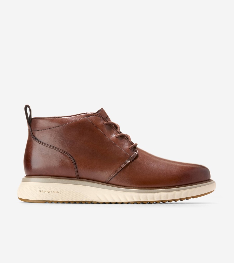 コールハーン Colehaan アウトレット メンズ コレクション ゼログランド ゼログランド イオン チャッカブーツ mens. C42096 CHウッドベリー/アンゴラ ウォーターレジスタント