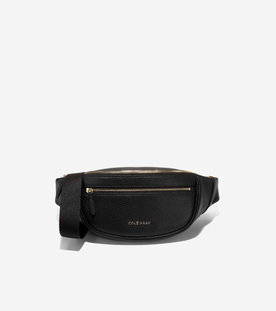 コールハーン Colehaan アウトレット ウィメンズ アウトレット バッグ & アクセサリー バッグ マッケンナ レザー ベルト バッグ womens. U08029 ブラック