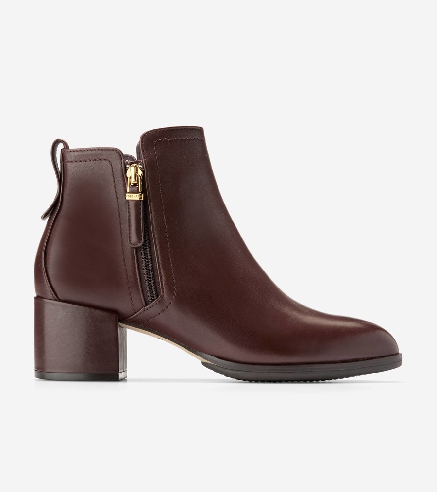 電話を掛けるハーン Colehaan 逃げ口 ウィメンズ 逃げ口 シューズ ブーツ \u0026 ブー紅茶 ご機嫌スリー アンクル ブー紅茶 womens. W30869 CH マデイラ 赤銅色 なめし革