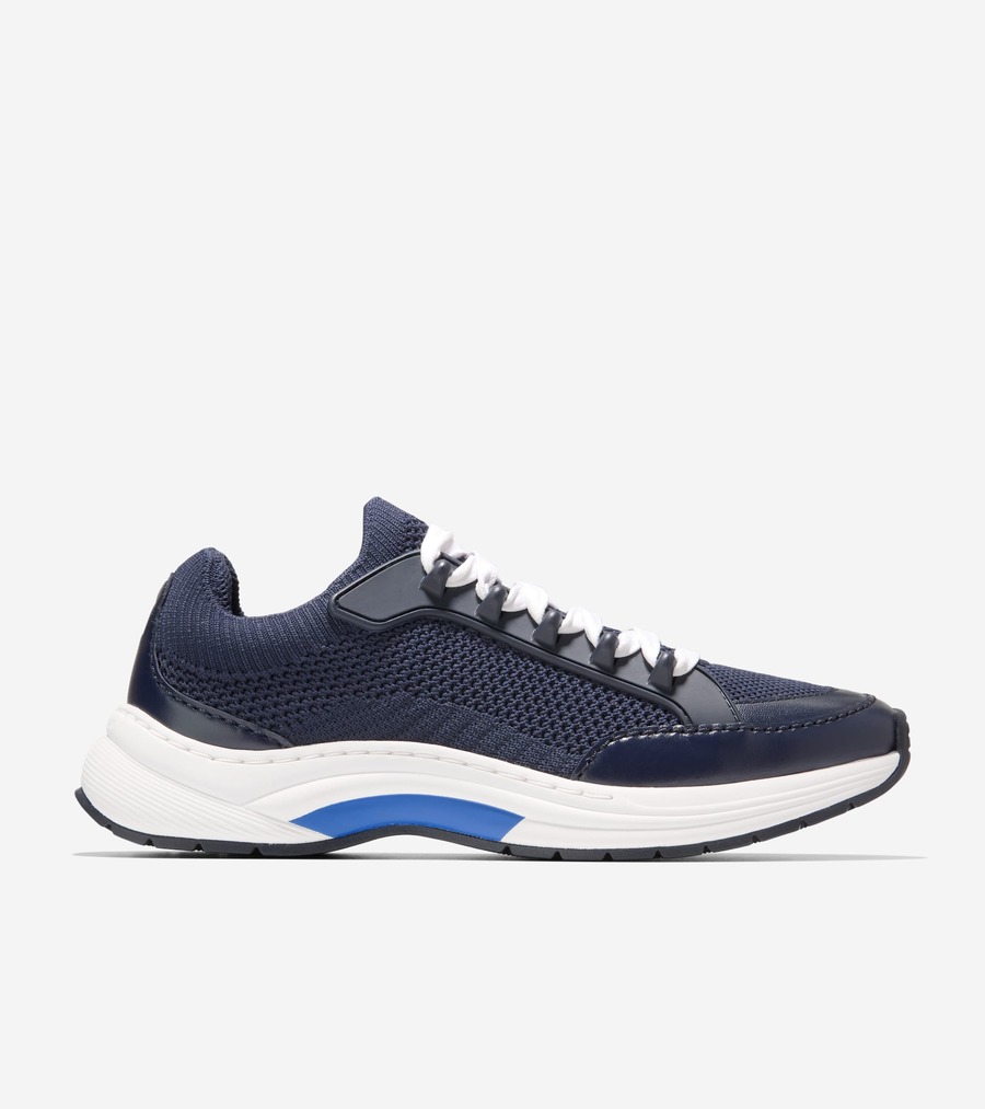 電話を掛けるハーン Colehaan ウイメンズ シューズ スニーカー 地びた労働者階級 エレアナ 編み物 伝令 womens W34760 真夜中 お月さま 編み物 / ホワイトディープ お水