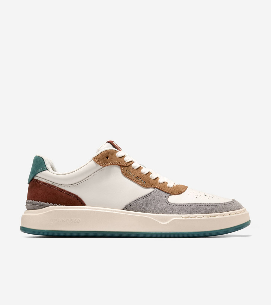 コールハーン Colehaan メンズ シューズ スニーカー グランドプロ クロスオーバー スニーカー mens C43077 アイボリー/CHゴールデンハニースエード/メディタラネア