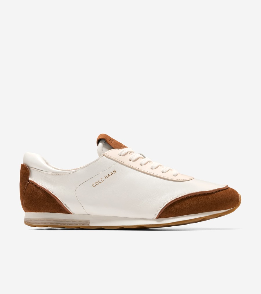 コールハーン Colehaan ウイメンズ シューズ スニーカー グランドプロ ロープロファイル ランナー エナジーウィーブ womens W35711 CH パウダー レザー / サンダラー レザー / CH タバコ スエード