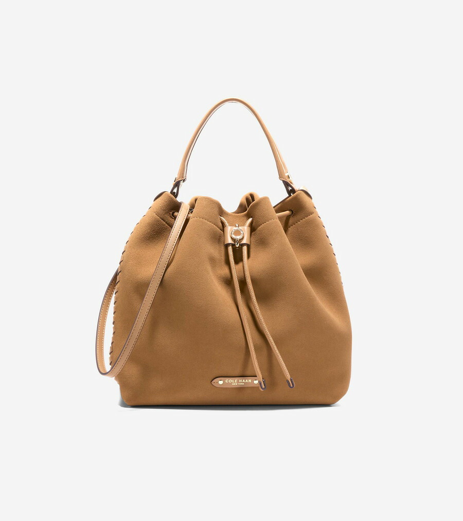 コールハーン Colehaan ウイメンズ バッグ & アクセサリー バッグ イザベラ ショルダー バッグ womens U08188 ゴールデンハニースエード