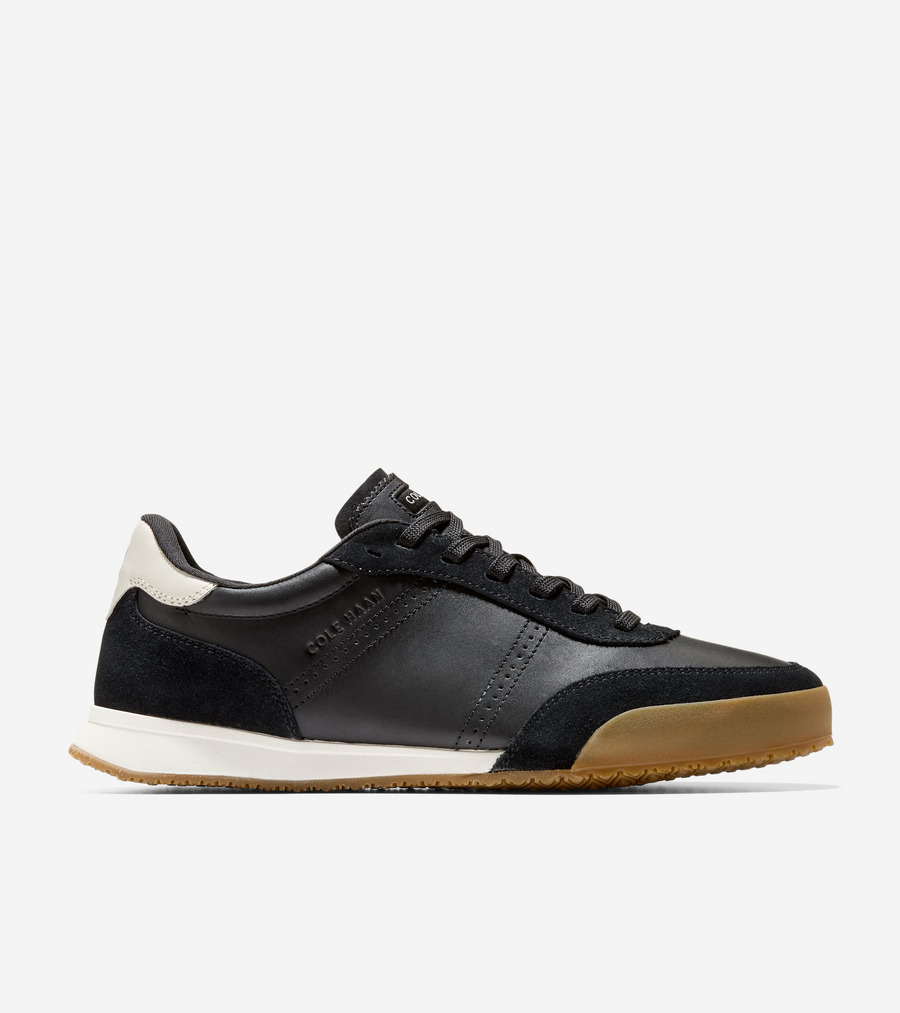 電話を掛けるハーン Colehaan メンズ シューズ スニーカー 地びた労働者階級 か細い伝達ルート スニーカー mens C41749 黒いこと/象牙色/象牙色