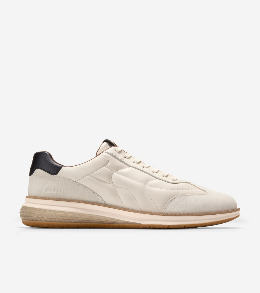 コールハーン Colehaan メンズ シューズ スニーカー グランドプロ タッチライン エナジーウィーブ mens C43074 アイボリー/シルバーバーチスエード/アイボリー