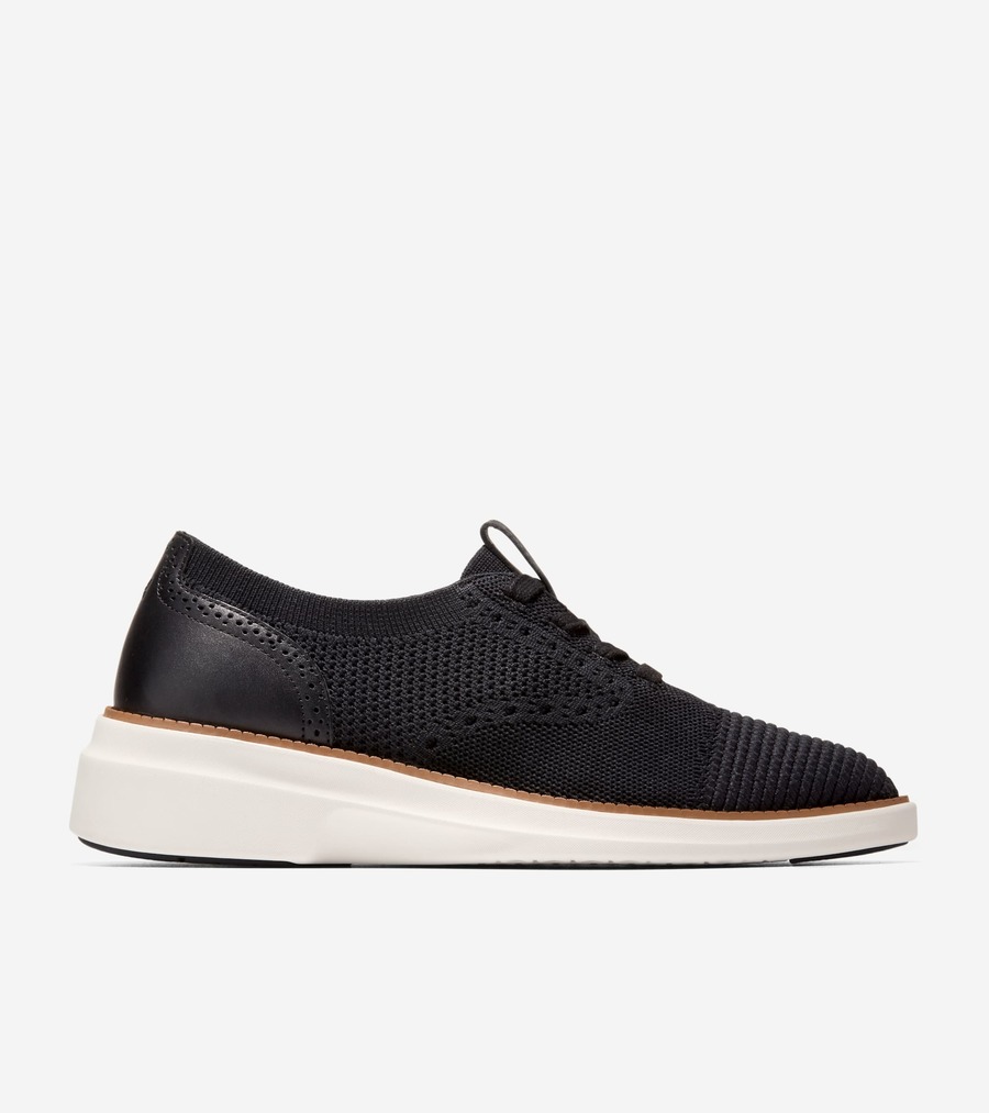 電話を掛けるハーン Colehaan ウイメンズ 寄せ合わせ スティッチライト 地びた 影ぼうしともし火 スティッチライト オックスフォード womens. W36881 黒いこと スティッチライト