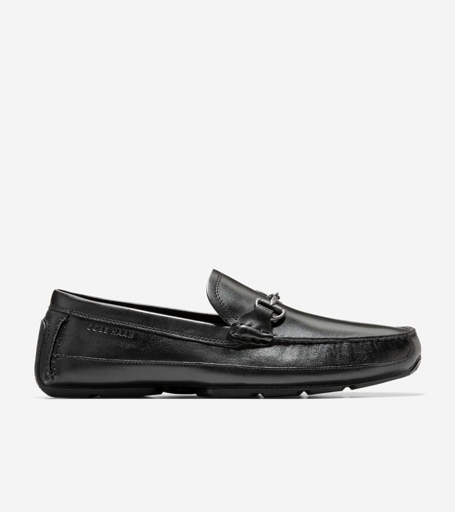コールハーン Colehaan アウトレット メンズ アウトレット シューズ ローファー & ドライバー ハチソン グランド ビット ドライビング ローファー mens. C41775 ブラック/ブラック｜コールハーン　店