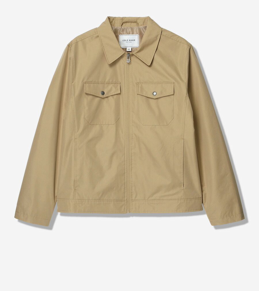 コールハーン Colehaan アウトレット メンズ アウトレット アパレル コットン トラッカー ジャケット mens. T40477 カーキ