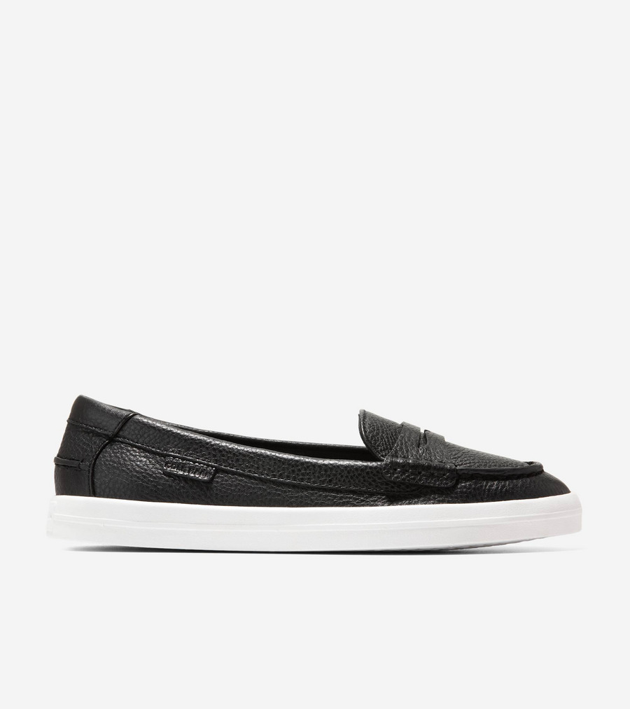 コールハーン Colehaan アウトレット ウィメンズ アウトレット シューズ ローファー & ドライバー ナンタケット ドリフト ペニー ローファー womens. W36217 ブラック タンブル レザー