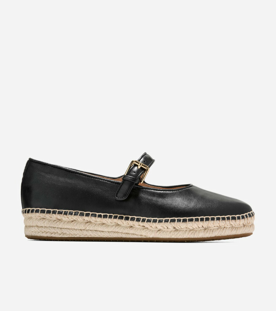 電話を掛けるハーン Colehaan ウイメンズ シューズ バレー \u0026 滑っこい クラウドフィール アスブリー メリージェーン バレー womens W35461 黒いこと なめし革