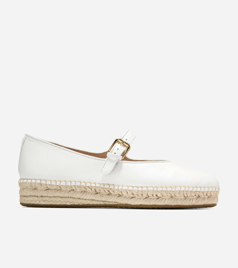 電話を掛けるハーン Colehaan ウイメンズ シューズ バレー \u0026 滑っこい クラウドフィール アスブリー メリージェーン バレー womens W35462 白いこと なめし革