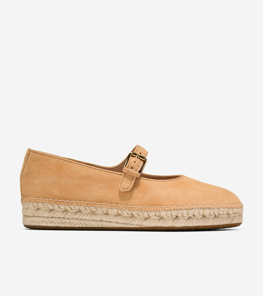 電話を掛けるハーン Colehaan ウイメンズ シューズ バレー \u0026 滑っこい クラウドフィール アスブリー メリージェーン バレー womens W35463 ビスキット スエードクロス
