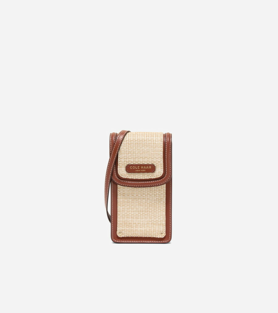 電話を掛けるハーン Colehaan 逃げ口 ウィメンズ 逃げ口 御徒面子 \u0026 付属品 御徒面子 レイトン フォーン 差し交わす上半身 womens. U08327 自然的麦わら