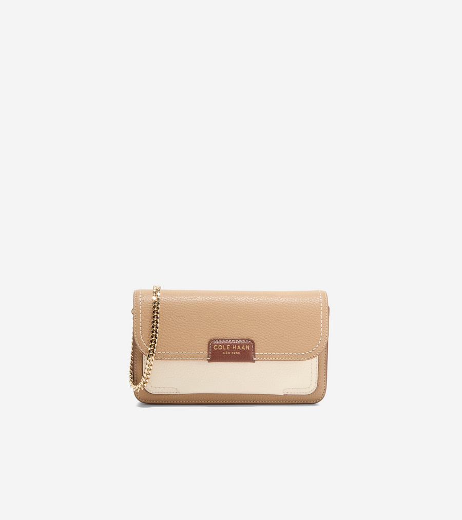 電話を掛けるハーン Colehaan 逃げ口 ウィメンズ 逃げ口 御徒面子 \u0026 付属品 紙入れ \u0026 合切袋 レイトン ウォレット オンアチェーン womens. U08683 トスカンサンド
