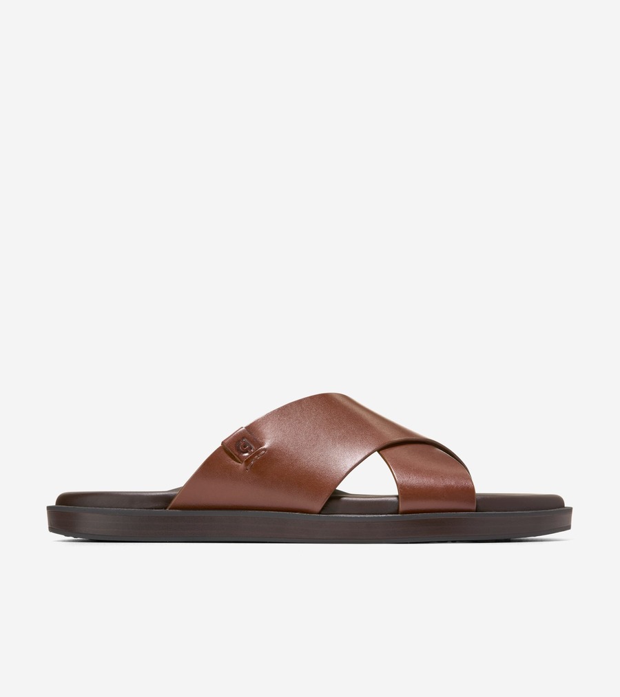 コールハーン Colehaan メンズ シューズ サンダル グランド ネオクラシック クロスストラップ サンダル mens C44898 CHウッドベリー/ダークナチュラル