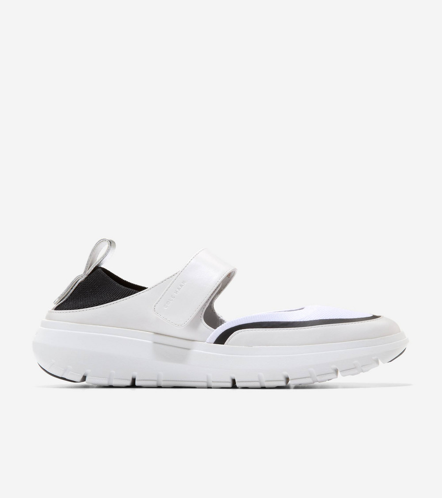 コールハーン Colehaan ウイメンズ シューズ スニーカー ゼログランド ラエリン メリージェーン スニーカー womens W37672 ホワイト / ブラック / シルバー レザー