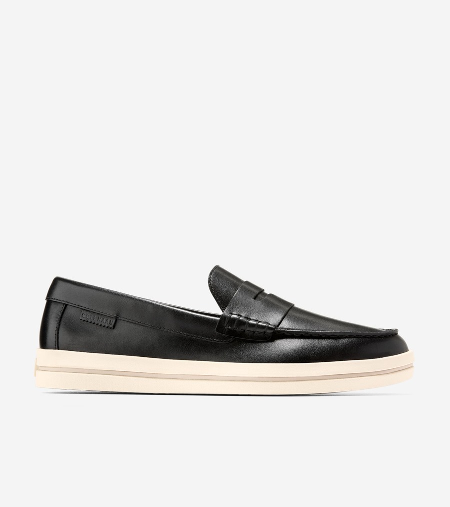 コールハーン Colehaan メンズ シューズ ローファー & ドライバー ピンチ ロングウィークエンダー ペニー ローファー mens C42732 ブラック/アンゴラ